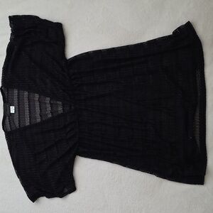 Jordan Taylor Black Sheer Cover-Up